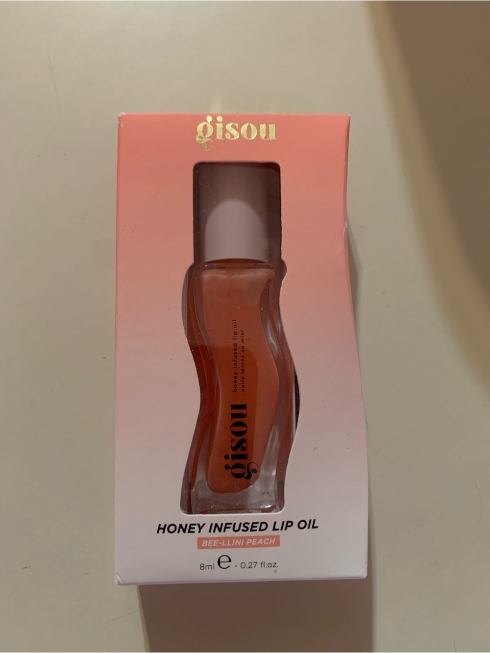 Gisou Honey Infused Lip Oil - Bee-Lini Peach